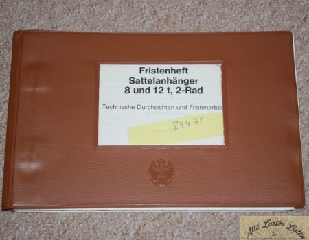 Sattelanhänger, Pritsche,  2- Rad   8 + 12 t