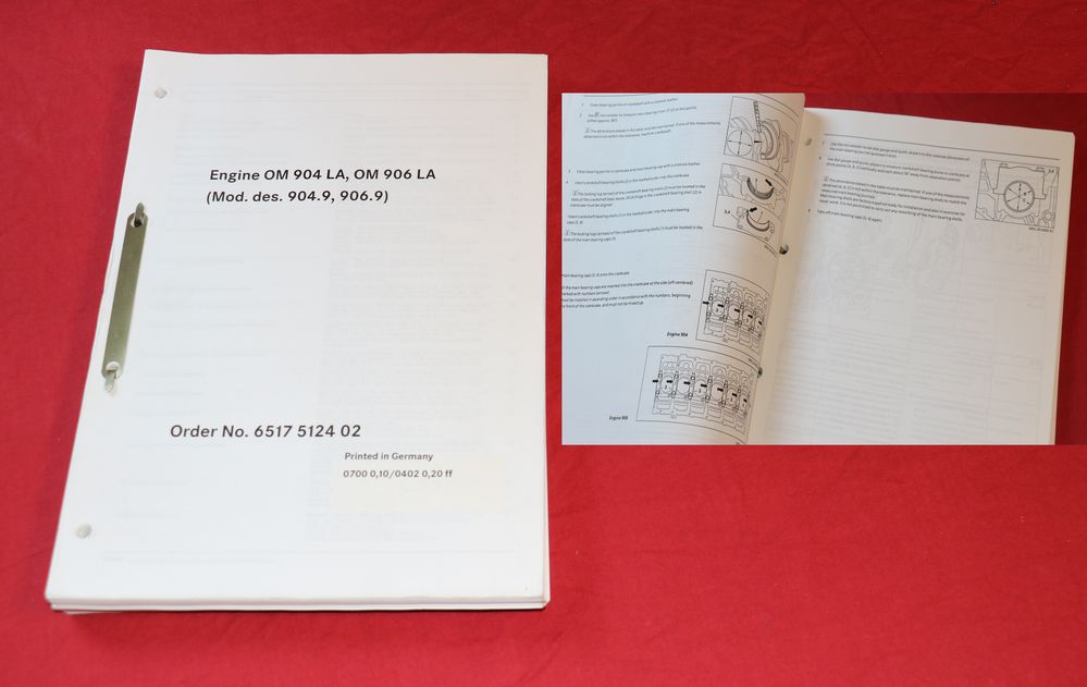 52543 Mercedes Motor OM 904 LA , OM 906 LA