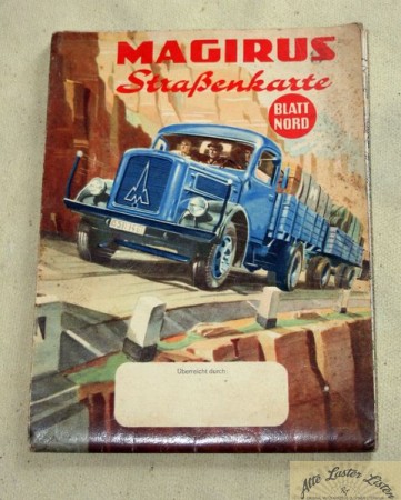 Magirus  Straßenkarte , Blatt Nord  ,  50er Jahre