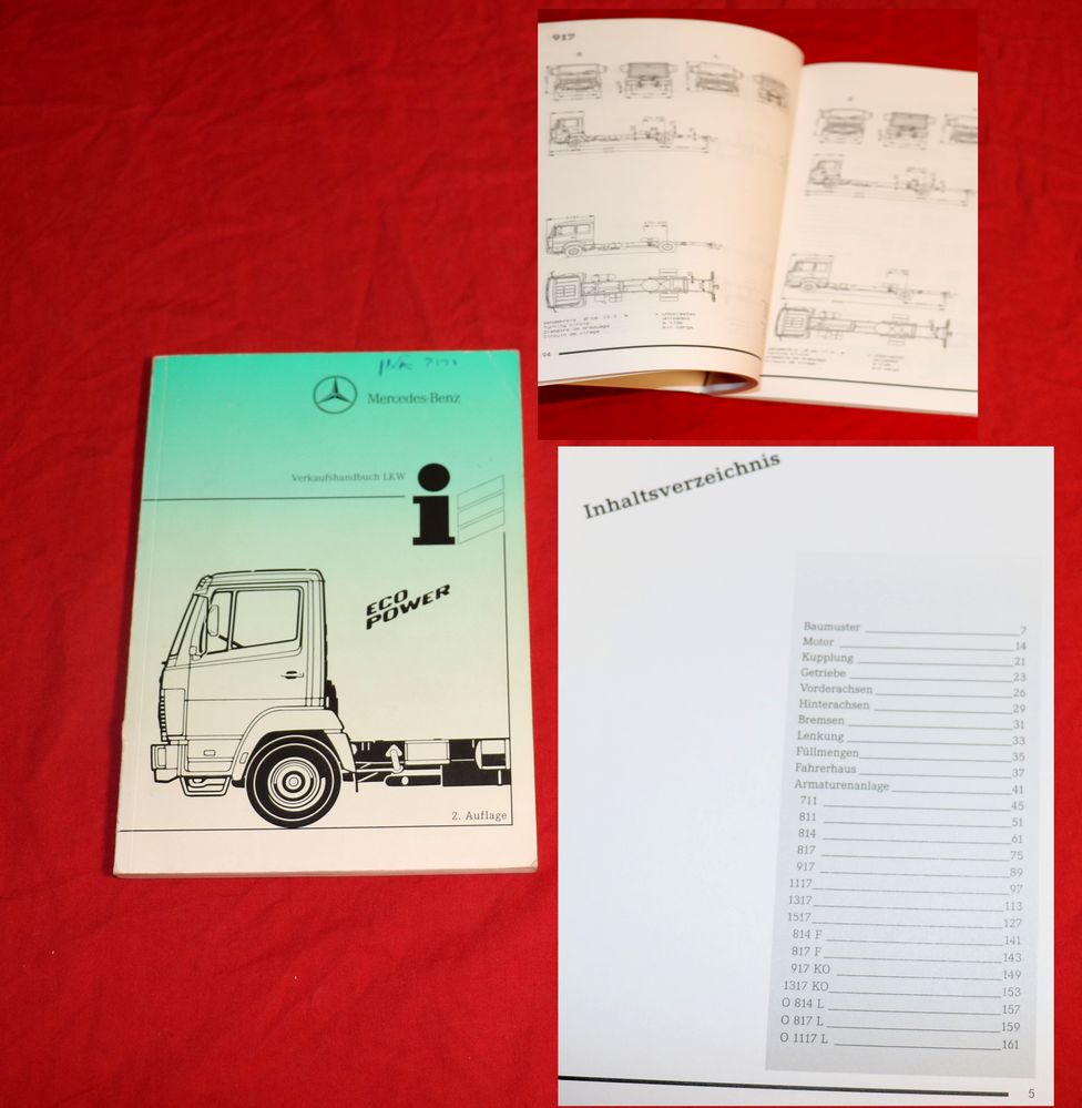 Verkaufshandbuch Mercedes LK mit Motor OM 904 LA