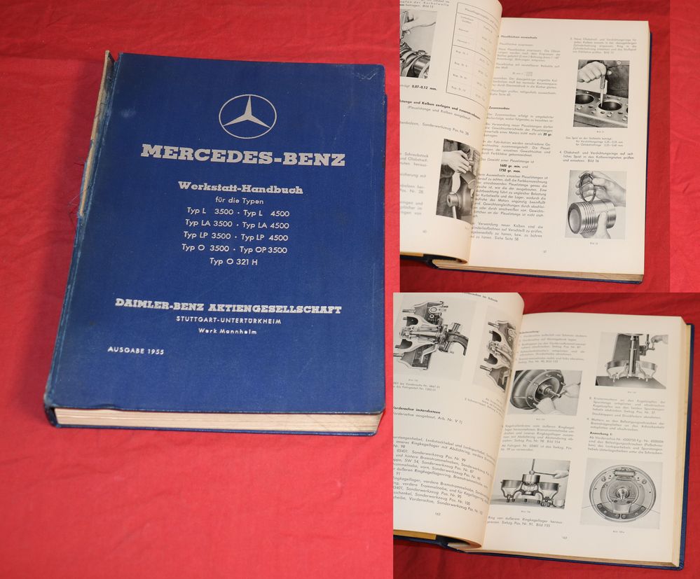 Mercedes L, LA 3500, 4500, O 3500 Werkstatthandbuch