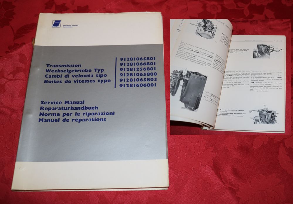Fiat Getriebe 9128.... Reparaturanleitung