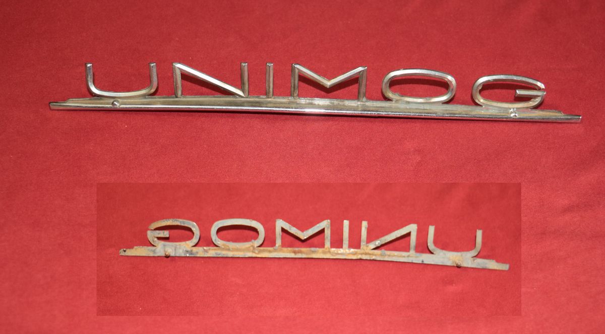 Unimog  Schriftzug , Emblem