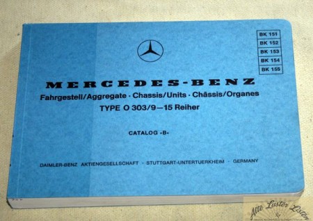 Mercedes Bus O 303  Fahrgestell