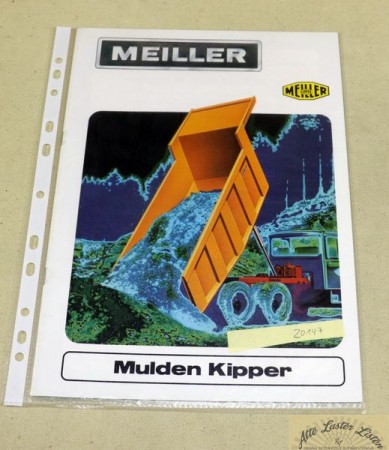 MEILLER Muldenkipper , Prospekt