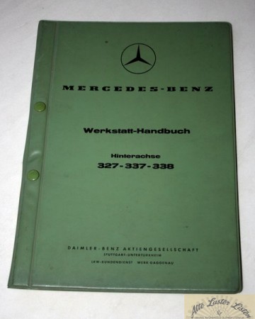 Mercedes LKW Hinterachsen  327, 337 , 338