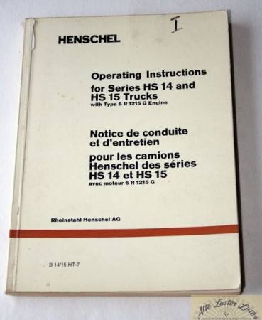 Henschel HS 14 , HS 15