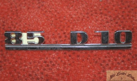 Schriftzug         85 D  10