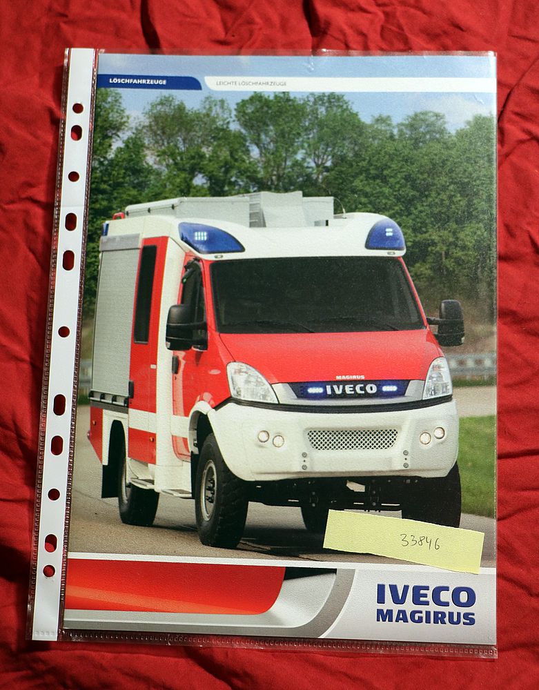 Iveco Magirus leichte Löschfahrzeuge , Prospekt Feuerwehr