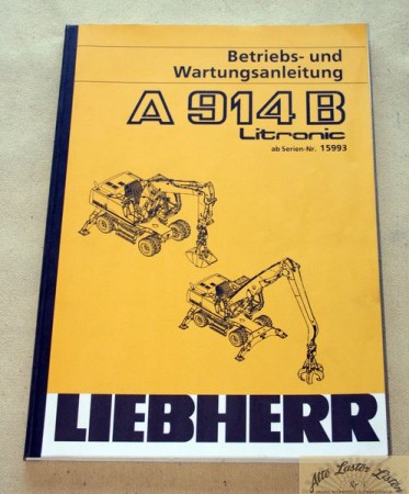 Liebherr   A 914 B  Litronic     Bagger