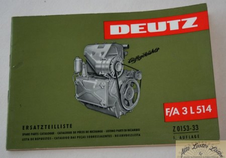 Deutz Motor F, A 3 L 514 , luftgekühlt 3 Zylinder Motor