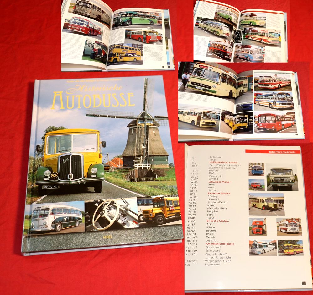 Historische Autobusse HEEL Verlag Omnibus Buch