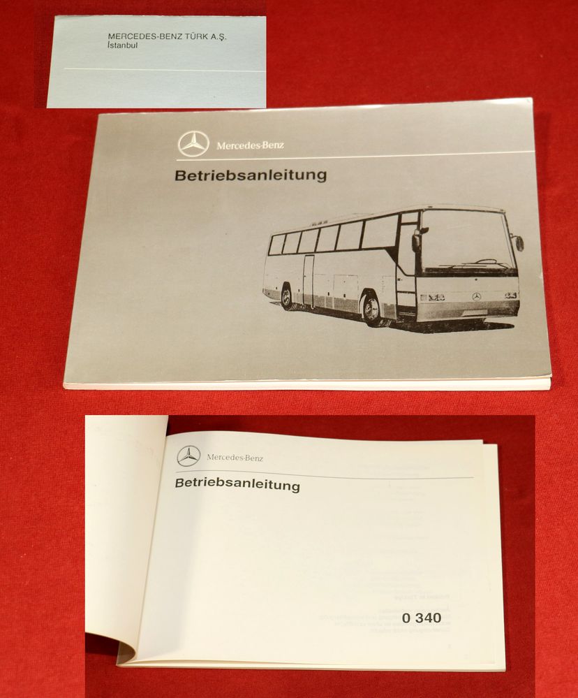 Mercedes O 340 Bus Betriebsanleitung