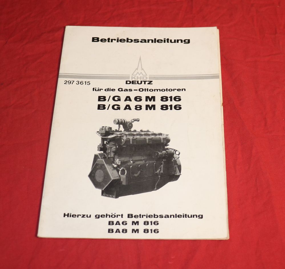 Deutz BG A 6 + 8 M 816 Gas Ottomotoren
