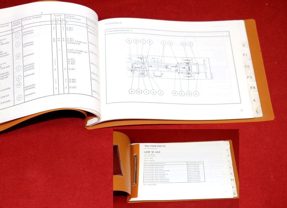 Fristenheft Mercedes 1017 + 1017 A , TDv Teil 22