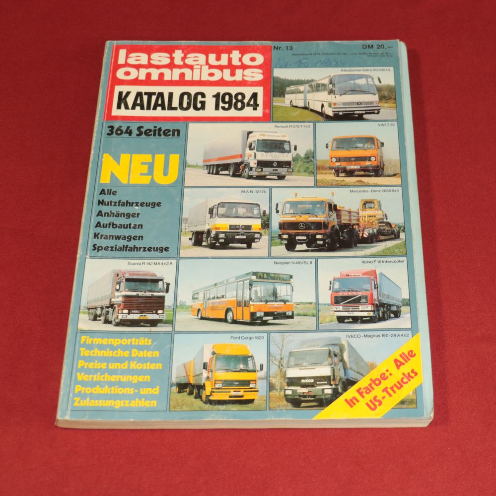 Lastauto Omnibus  Katalog 1984