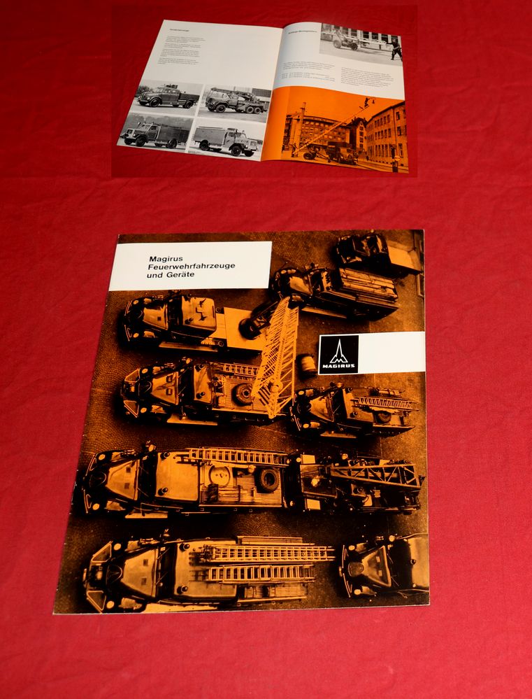 Magirus Feuerwehr Fahrzeuge und Geräte Prospekt