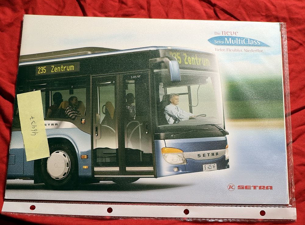 SETRA Multi Class 415, 416 NF ,  Bus Prospekt