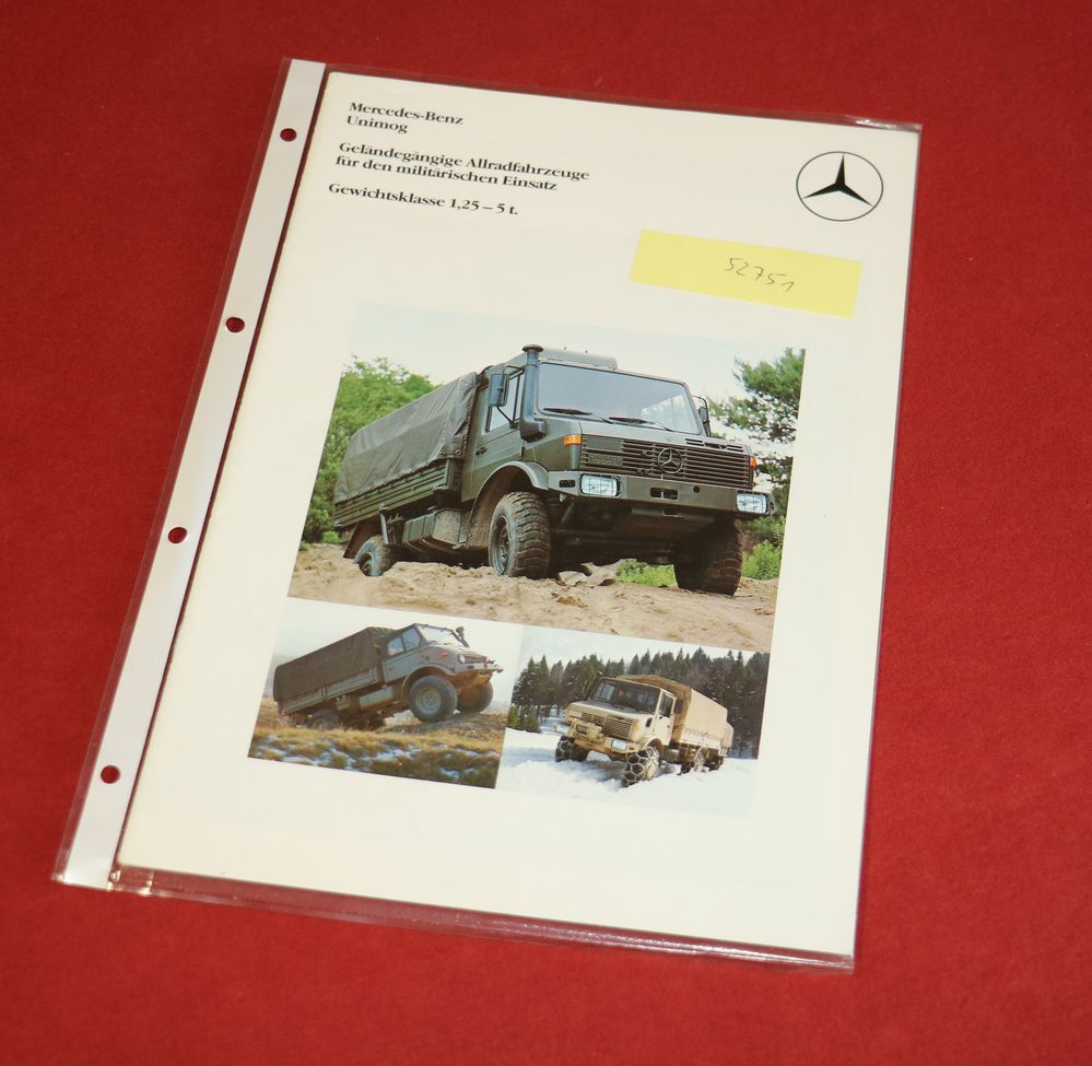 52751 Unimog Geländegängige Allradfahrzeuge Militär