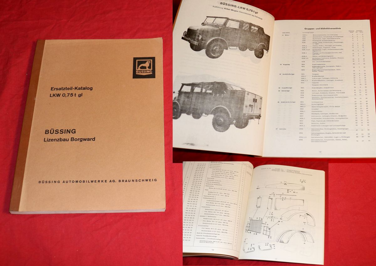 Büssing LKW 0,75 t gl , Borgward B 2000 Bundeswehr