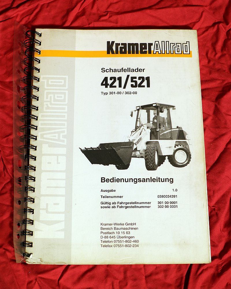 40021 KRAMER Allrad 421, 521 Schaufellader  Radlader