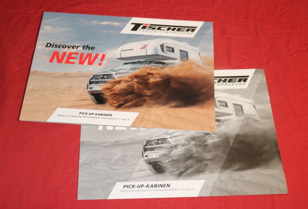 Tischer Pick Up Kabinen Katalog 2022