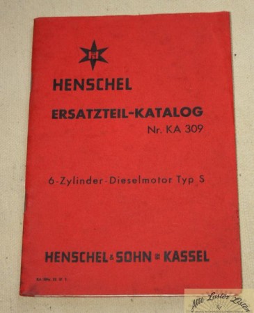 Henschel 6 Zylinder Diesel Motor Typ S , 95 PS
