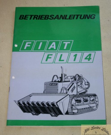 FIAT Raupe FL 14 Betriebsanleitung