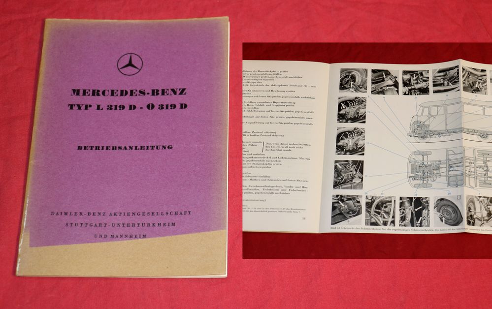 Mercedes L 319 D , O 319 D Transporter Betriebsanleitung