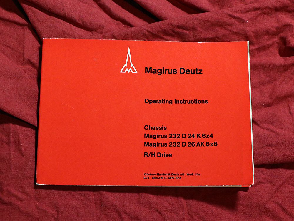 48729 Magirus Deutz 232 D 24, 26  K , AK  6x4, 6x6