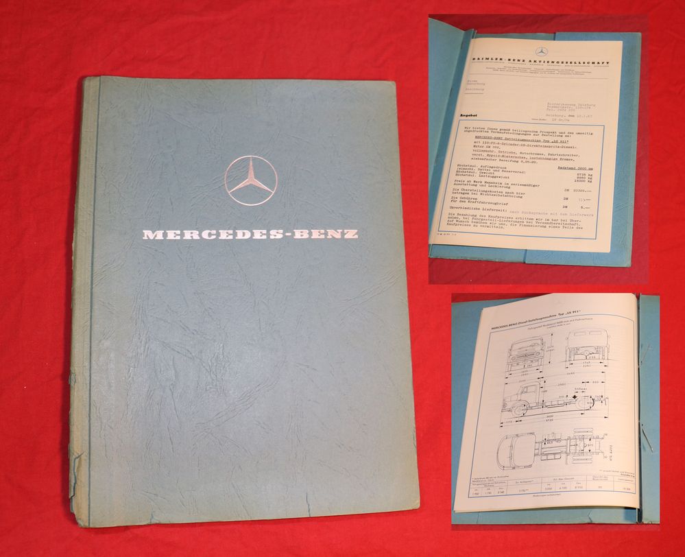 Mercedes LS 911 Angebotsschreiben , Daten