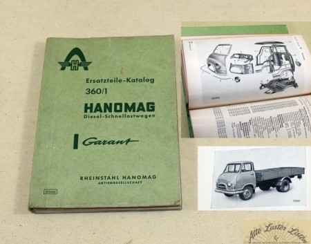 Hanomag  Garant    Ersatzteilliste