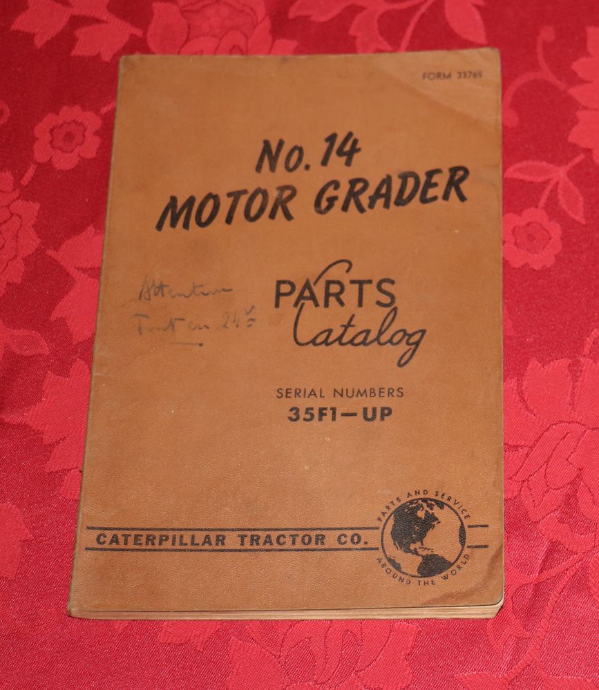CATERPILLAR No. 14  Motor Grader