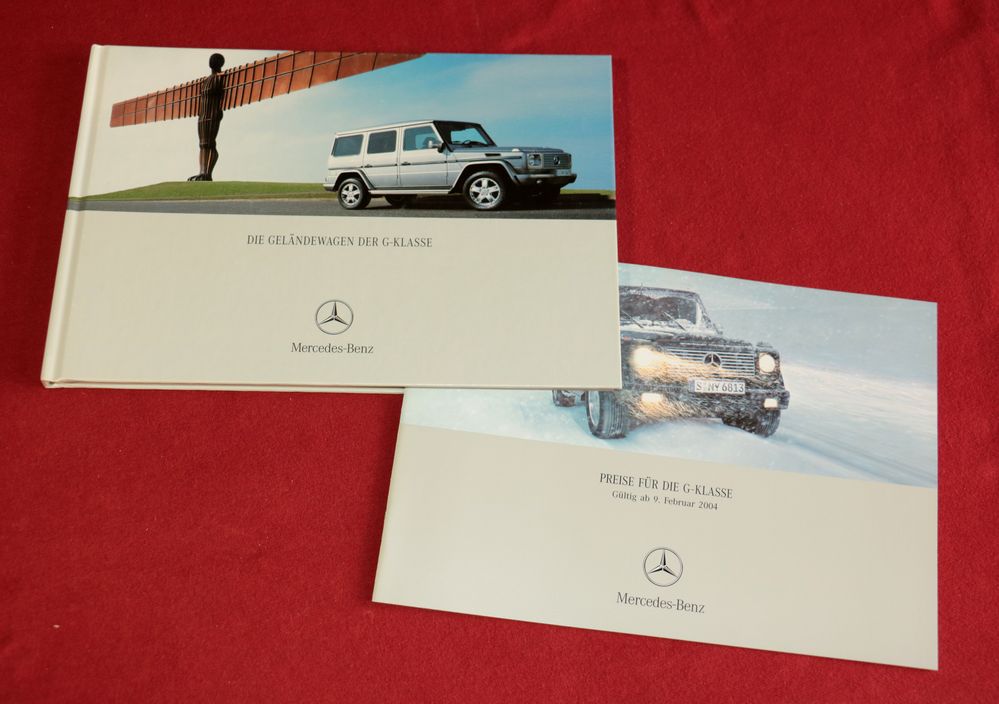 Prospekt Mercedes G , Die Geländewagen der G - Klasse