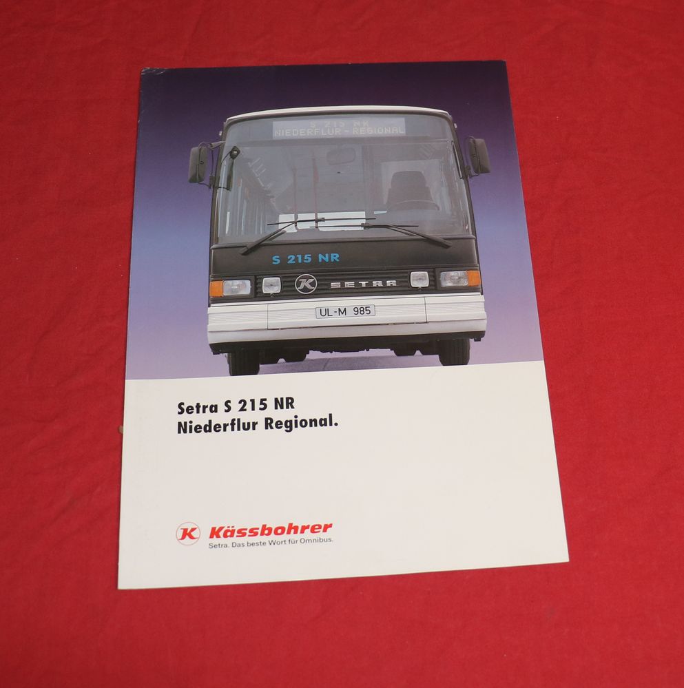 SETRA S 215 NR Niederflur Regional Bus Prospekt