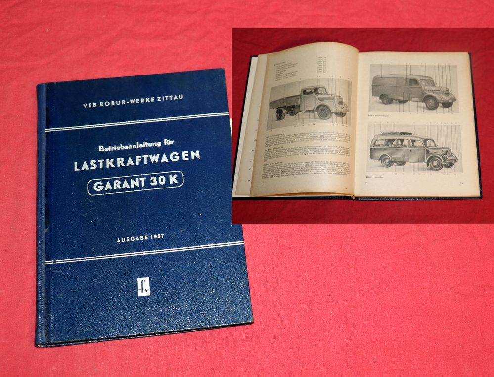 Garant 30 K Betriebsanleitung LKW VEB Zittau