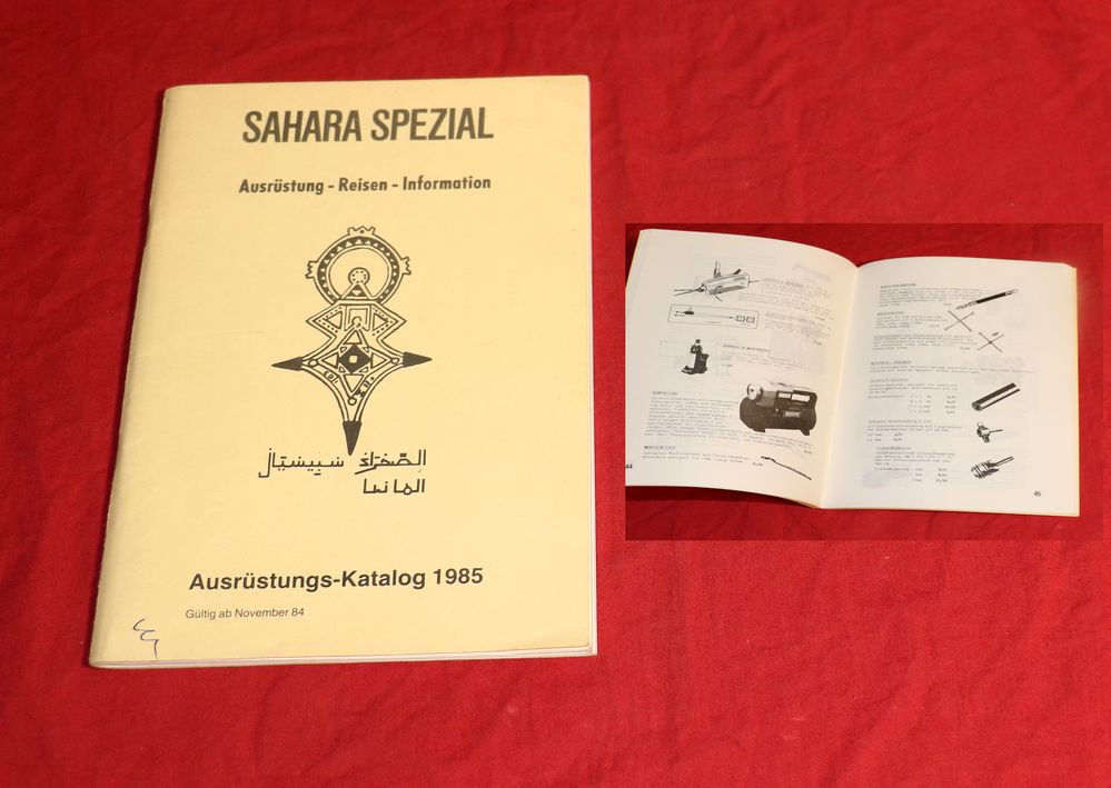 Sahara Spezial Willy Janssen Ausrüstung Katalog 1985