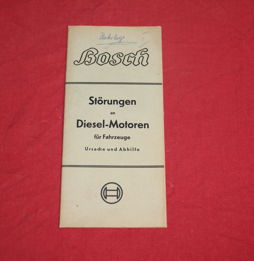 BOSCH Störungen an Diesel Motoren für Fahrzeuge