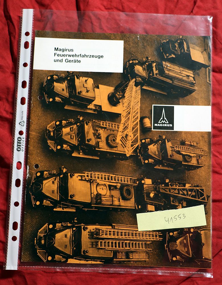 41553 Magirus Feuerwehr Fahrzeuge und Geräte Prospekt
