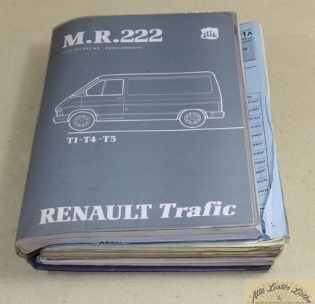 Renault  Trafic  , Werkstatthandbuch Mechanik M.R. 222