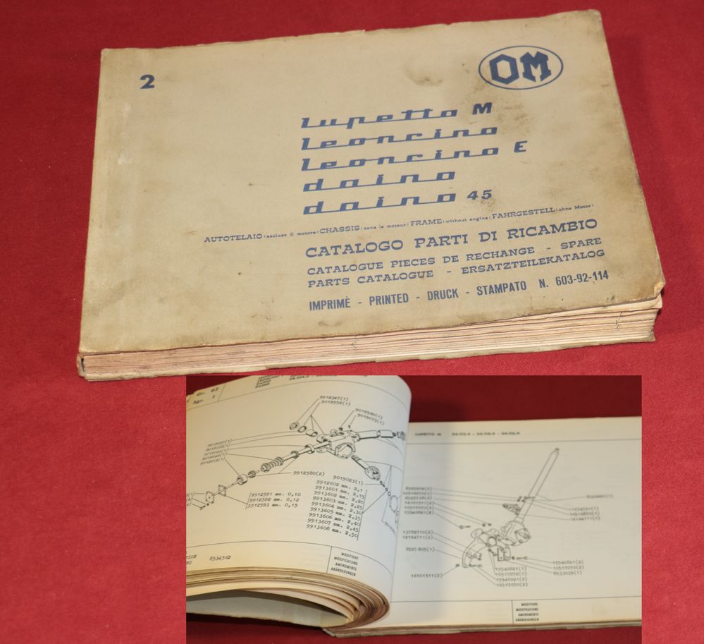 OM Lupetto M,  Leoncino , E , Daino, 45