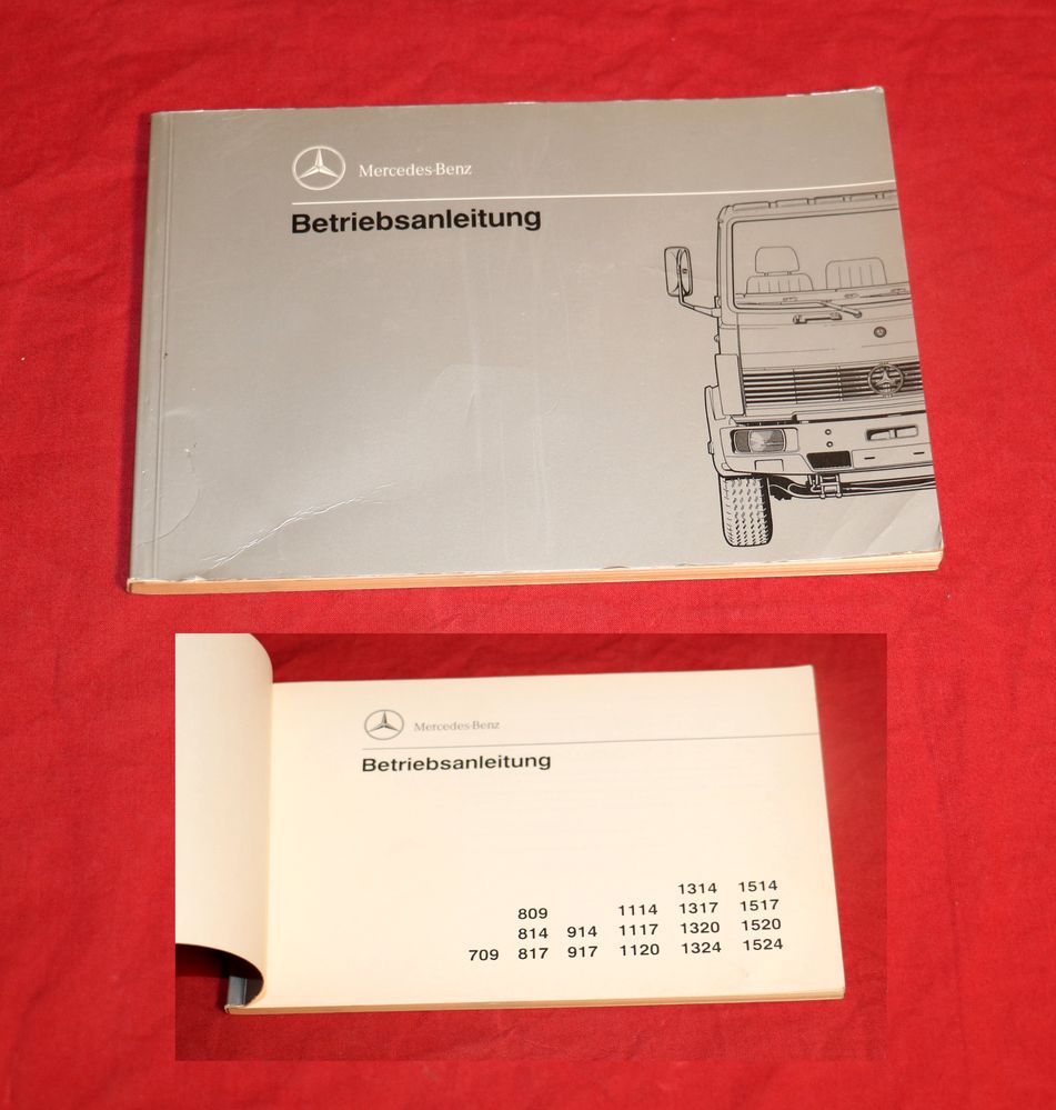 Mercedes LK 814, 917, 1320 usw Leichte Klasse LKW Anleitung