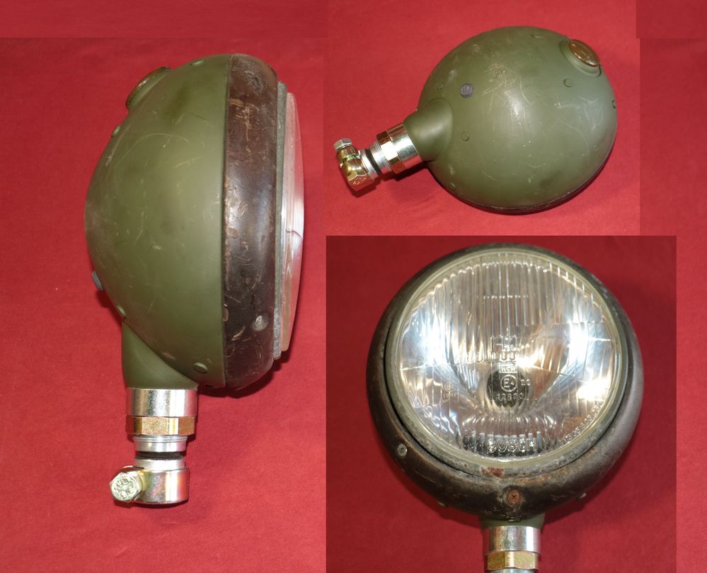 49930 Bosch Hauptscheinwerfer H4, Glas 165 mm , Bundeswehr