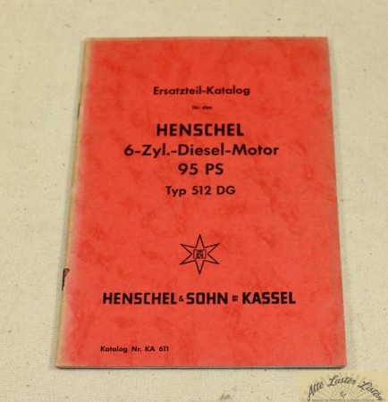 Henschel  512  DG ,    95 PS ,     6 Zylinder Diesel Motor