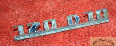 Schriftzug Magirus 120 D 10