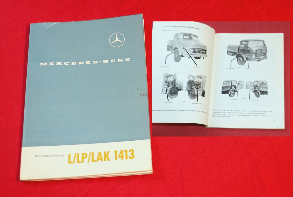 Mercedes L, LA, LP 1413 , Anleitung