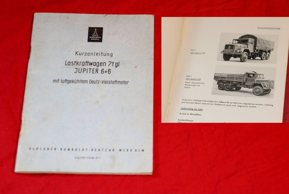 Magirus Deutz Jupiter 6x6 , 178 D 15 A mit Vielstoffmotor