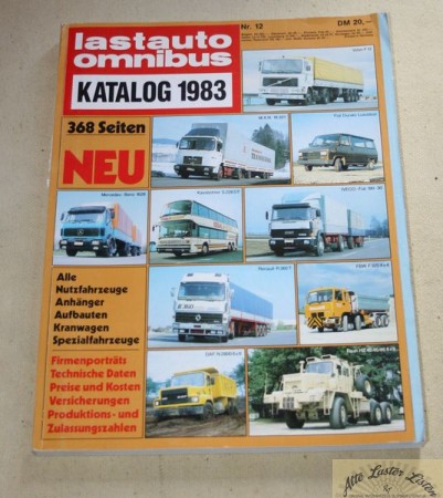 Lastauto Omnibus     Katalog  1983