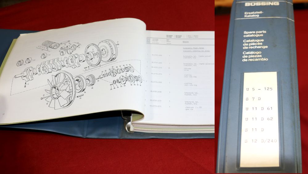 Büssing Ersatzteilkatalog Motoren