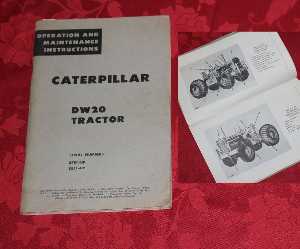 11494 CATERPILLAR DW 20 Tractor , Zugmaschine für Scraper